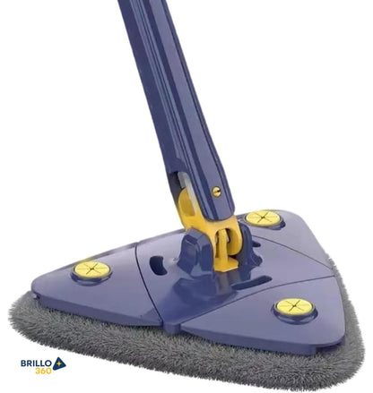 🧹Brillo360- La primera fregona triangular 360° que evita dolor de manos y llega a cada rincón
